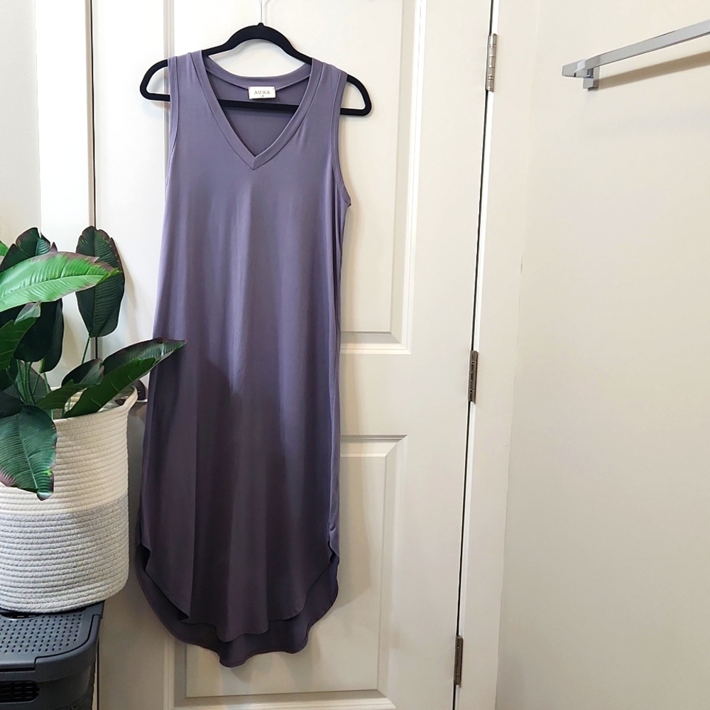AURA/Red Dress Boutique, Small, Purple, Casual Midi
